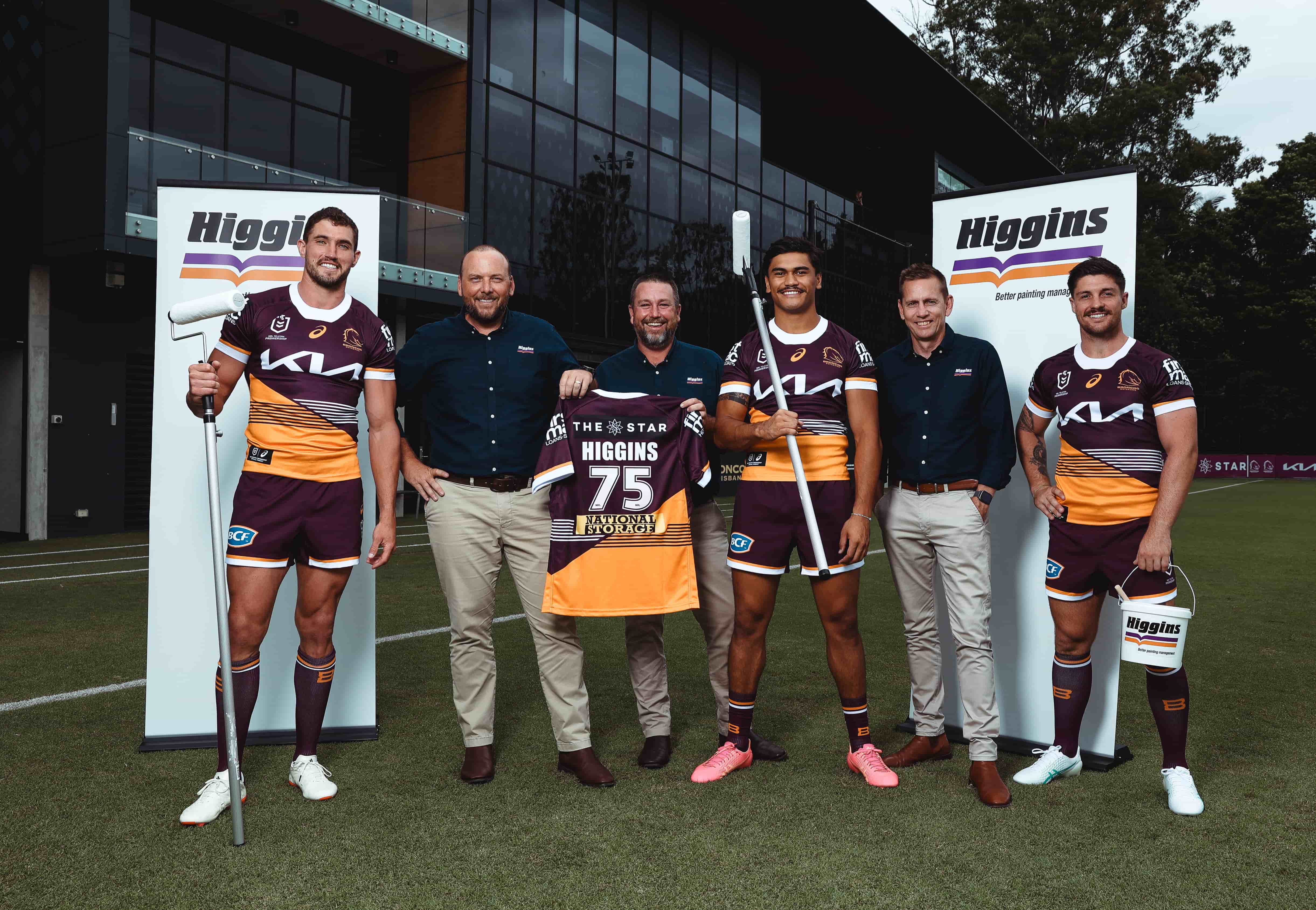Brisbane Broncos and Higgins Coatings commence partnership
