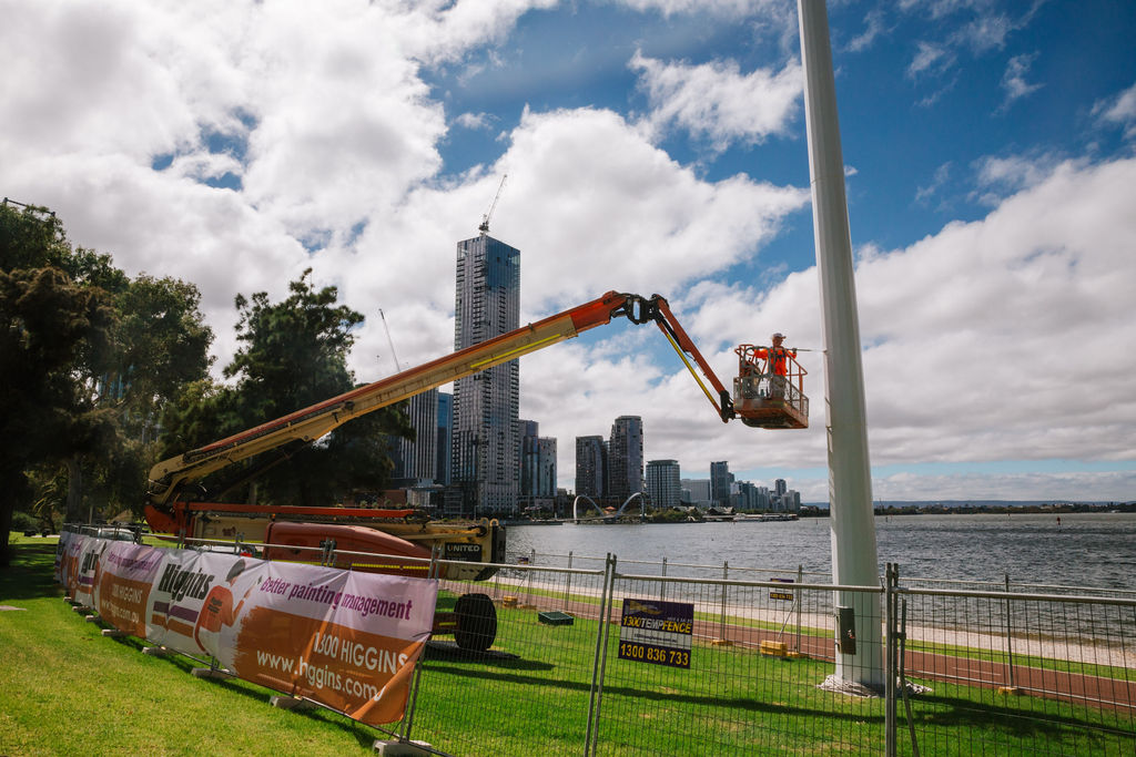 Birdiya Drive flagpole remediation